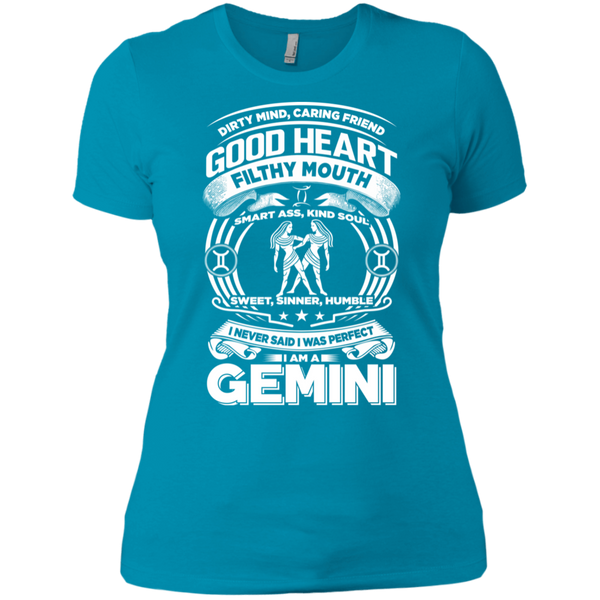 Good Heart Gemini Zodiac Ladies' Boyfriend T-Shirt