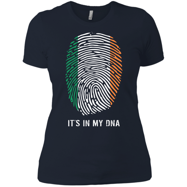 Irish Is In My DNA Ladies T-Shirt