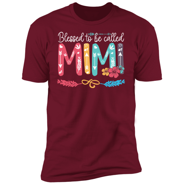 Blessed To Be Called Mimi V1 Premium Short Sleeve T-Shirt