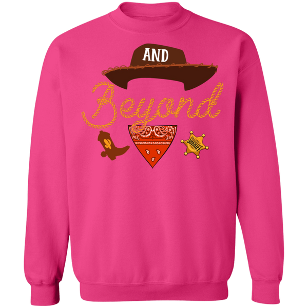 And Beyond Crewneck Pullover Sweatshirt - V1