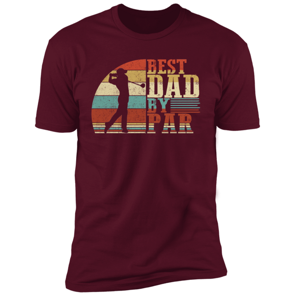 Best Dad By Par Premium Short Sleeve T-Shirt