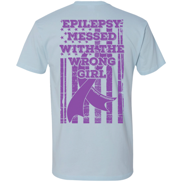 Epilepsy Messed With The Wrong Girl Premium Short Sleeve T-Shirt