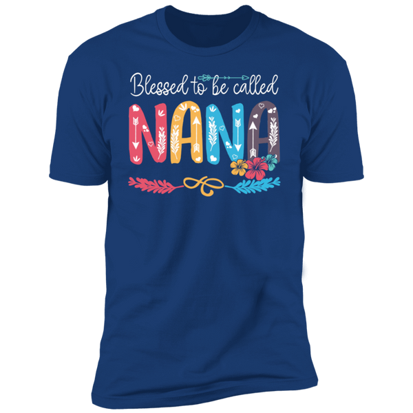 Blessed To Be Called Nana V1 Premium Short Sleeve T-Shirt