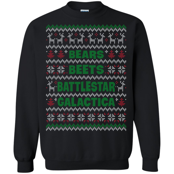 Bear Beets Battlestar Galactica Pullover Sweatshirt
