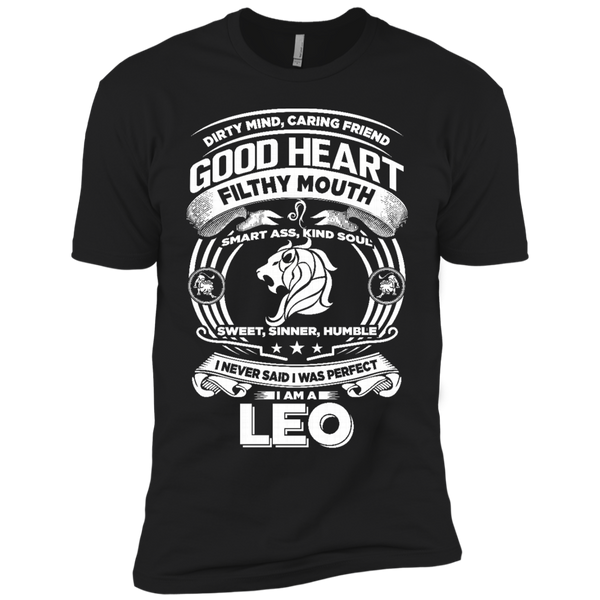 Good Heart Leo Zodiac Premium Short Sleeve T-Shirt
