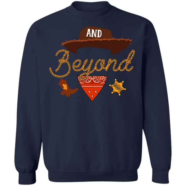 And Beyond Crewneck Pullover Sweatshirt - V1