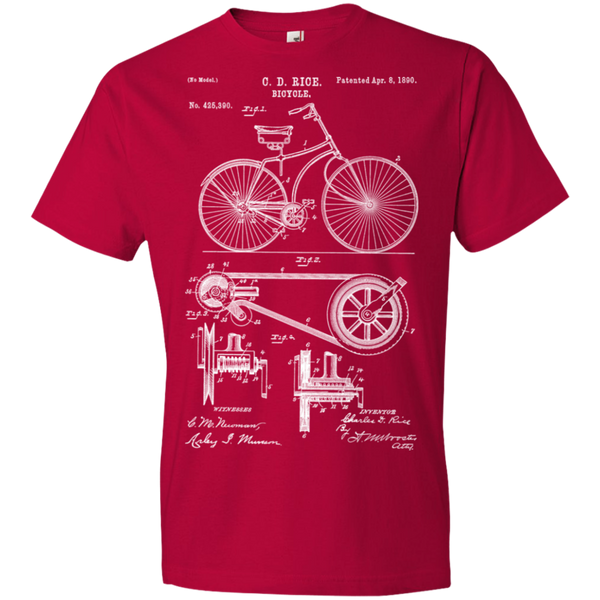 1890 Bicycle Patent Youth Lightweight T-Shirt