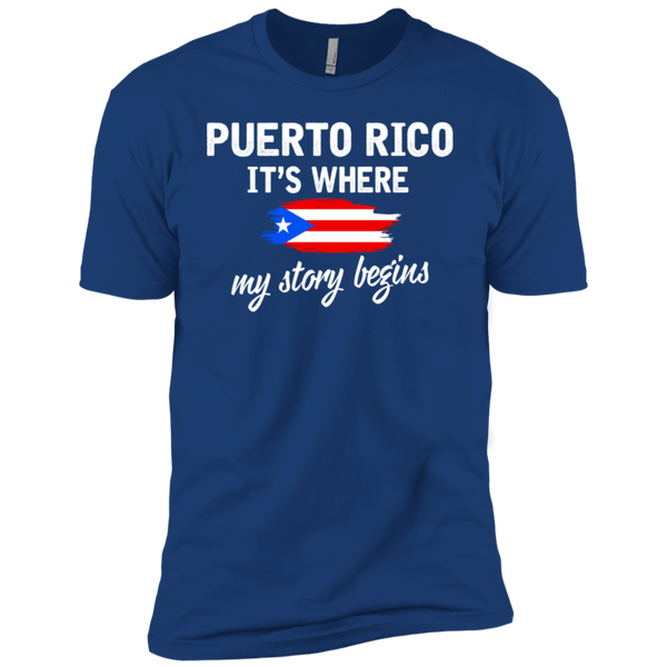 Puerto Rico It's Where My Story Begins Premium Short Sleeve T-Shirt