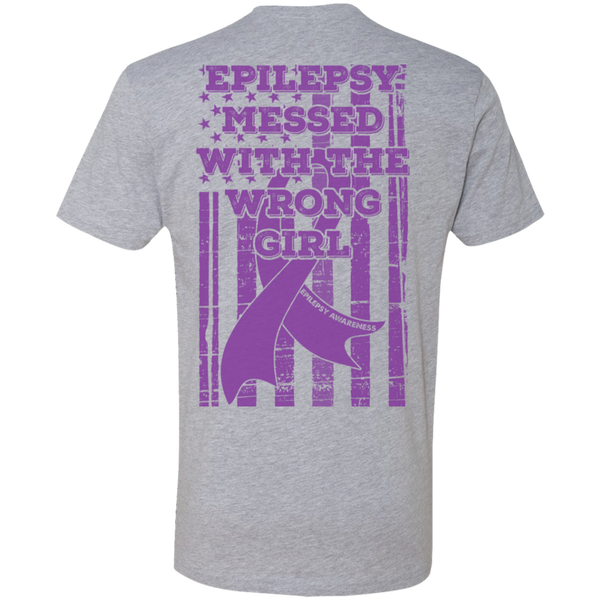 Epilepsy Messed With The Wrong Girl Premium Short Sleeve T-Shirt