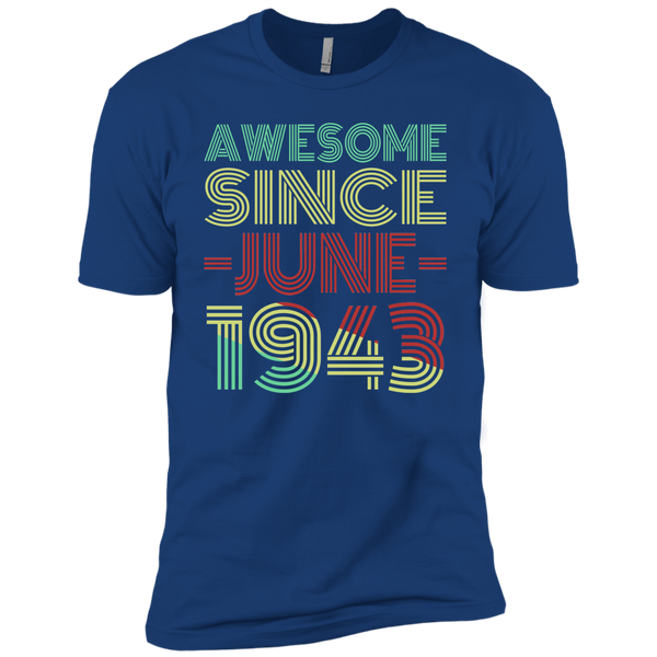 Awesome Since June 1943 Premium Short Sleeve T-Shirt