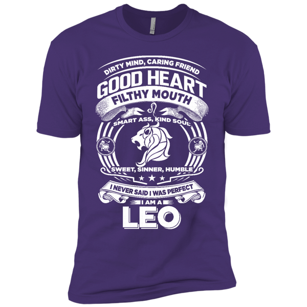 Good Heart Leo Zodiac Premium Short Sleeve T-Shirt