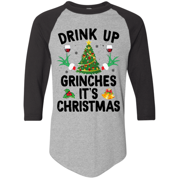 Drink Up Grinches Raglan Jersey