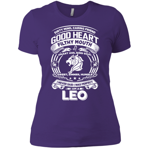 Good Heart Leo Zodiac Ladies T-Shirt