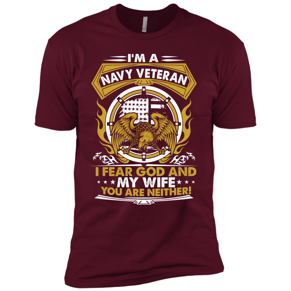 I'm a Navy Veteran Premium Short Sleeve T-Shirt