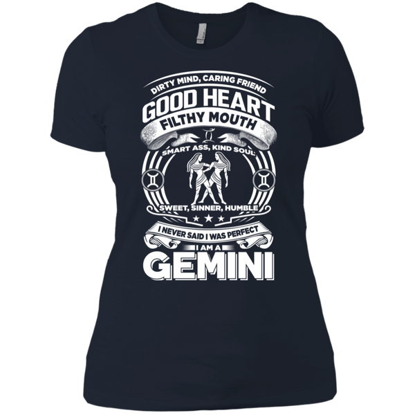 Good Heart Gemini Zodiac Ladies' Boyfriend T-Shirt