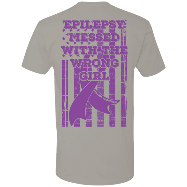 Epilepsy Messed With The Wrong Girl Premium Short Sleeve T-Shirt
