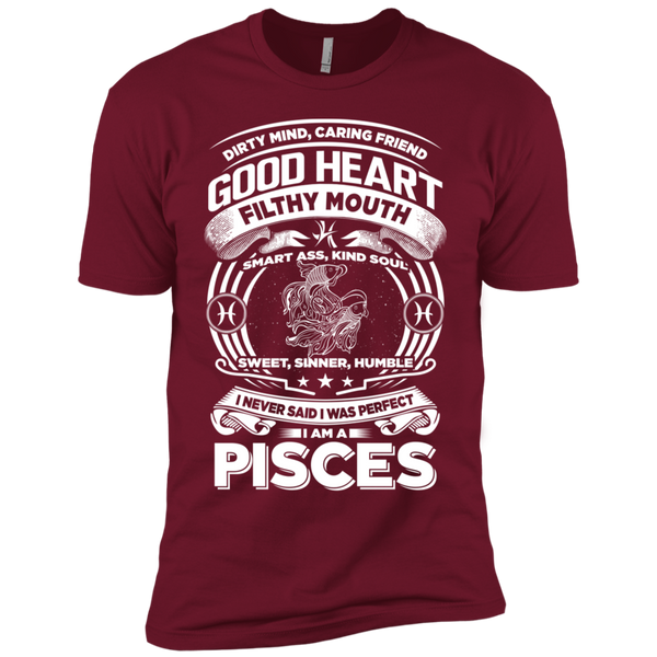 Good Heart Pisces Zodiac Premium Short Sleeve T-Shirt