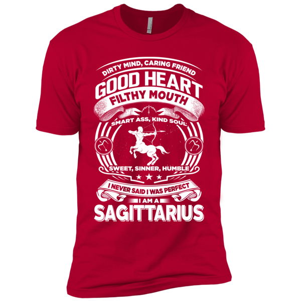Good Heart Sagittarius Zodiac Premium Short Sleeve T-Shirt