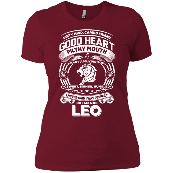 Good Heart Leo Zodiac Ladies T-Shirt