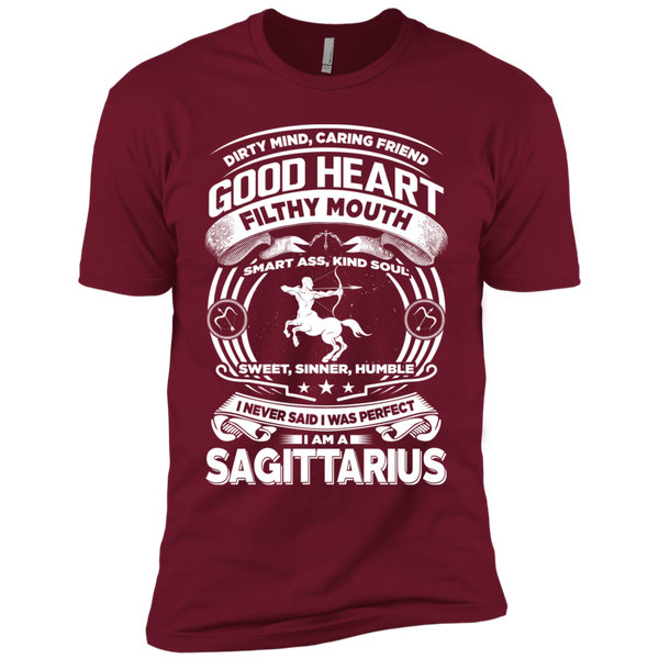 Good Heart Sagittarius Zodiac Premium Short Sleeve T-Shirt
