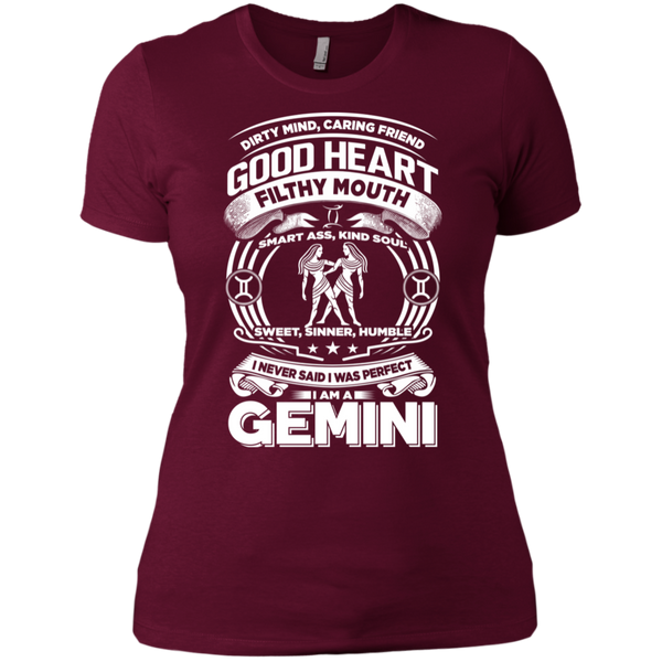 Good Heart Gemini Zodiac Ladies' Boyfriend T-Shirt