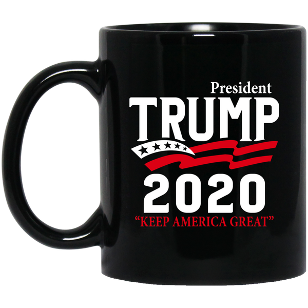 President Trump 2020 Black Mug