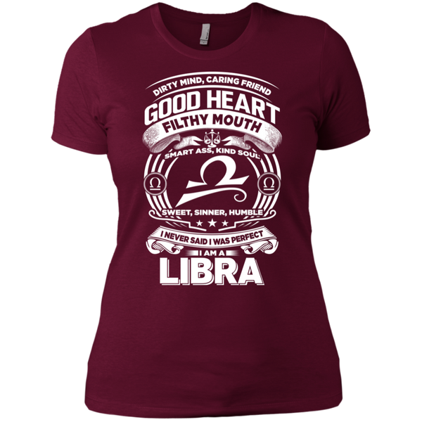 Good Heart Libra Zodiac Ladies T-Shirt