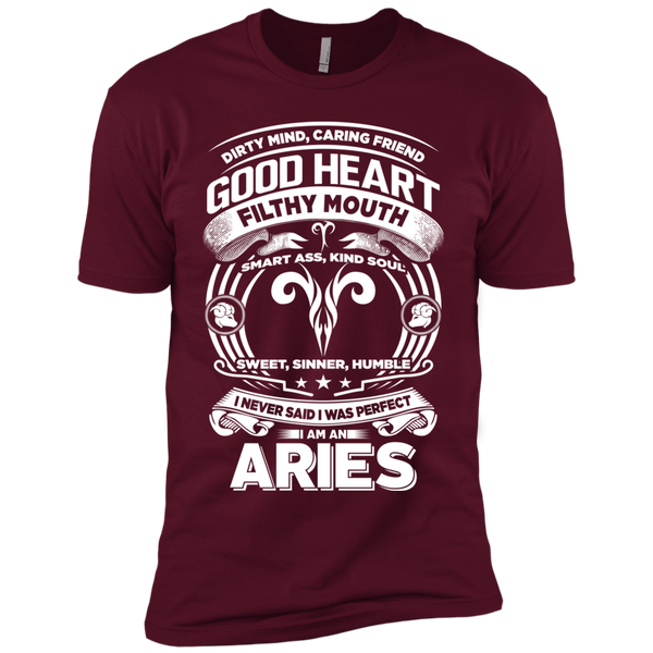 Good Heart Aries Zodiac Premium Short Sleeve T-Shirt