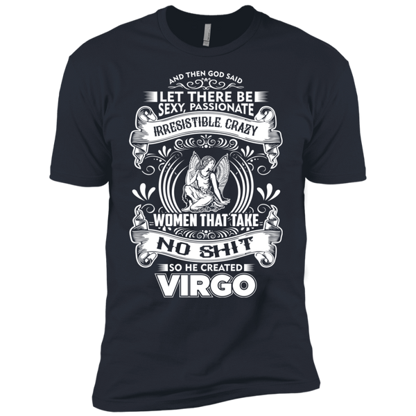 God Created Virgo Premium Short Sleeve T-Shirt