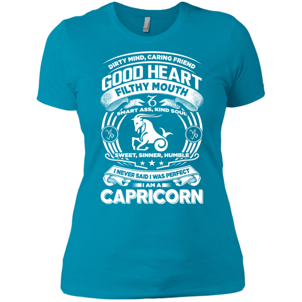 Good Heart Capricorn Zodiac Ladies T-Shirt