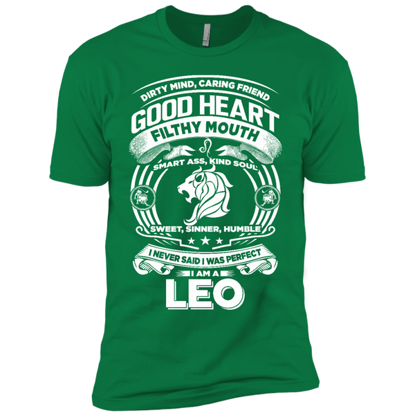 Good Heart Leo Zodiac Premium Short Sleeve T-Shirt