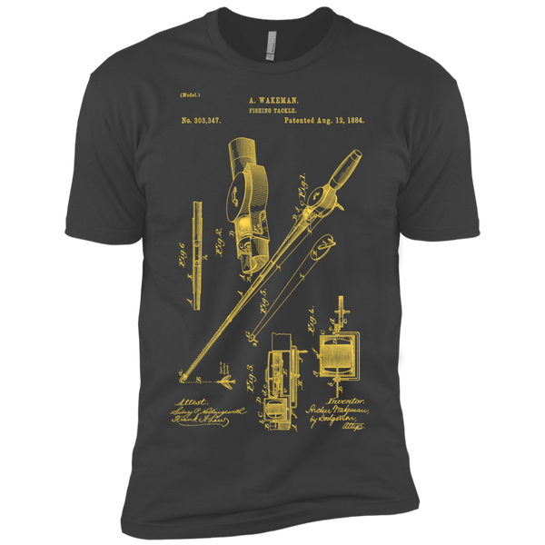 Fishing Tackle Patent 1884 Premium Short Sleeve T-Shirt