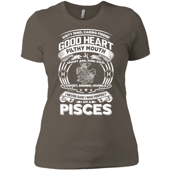 Good Heart Pisces Zodiac Ladies T-Shirt