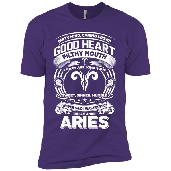 Good Heart Aries Zodiac Premium Short Sleeve T-Shirt