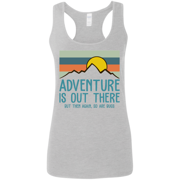 Adventure Is Out There Ladies' Softstyle Racerback Tank