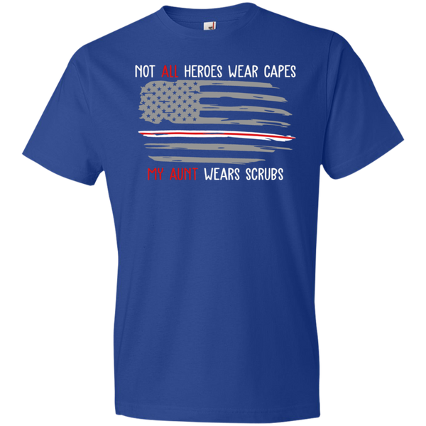 My Aunt Wears Scrubs Youth Lightweight T-Shirt 4.5 oz