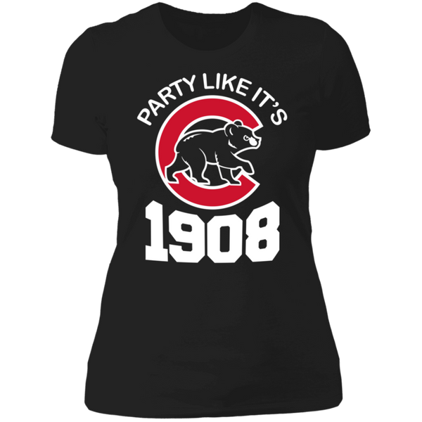 Party Like It 1908 Ladies' Boyfriend T-Shirt