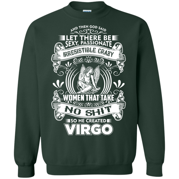 God Created Virgo Pullover Sweatshirt