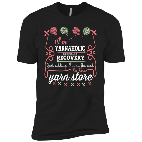 I'm Yarnaholic Premium Short Sleeve T-Shirt