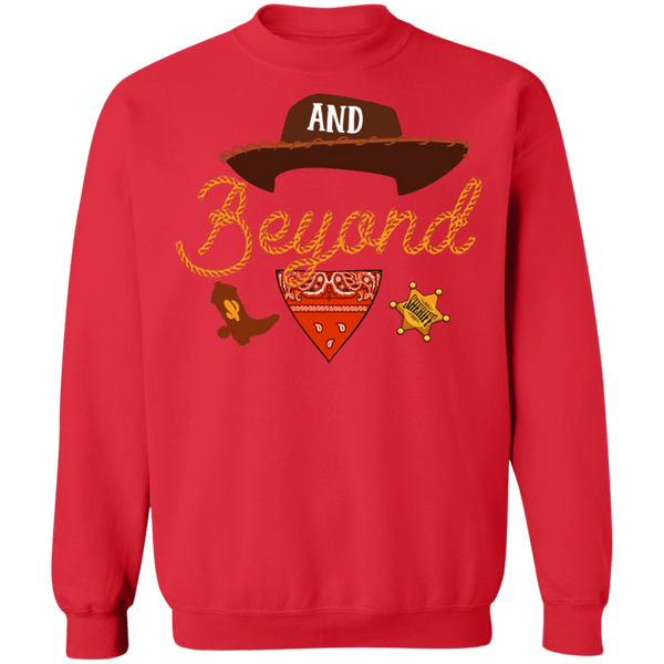 And Beyond Crewneck Pullover Sweatshirt - V1