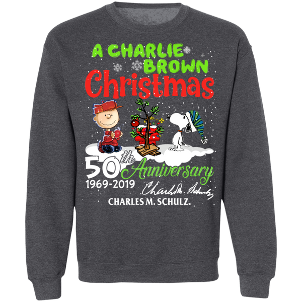 Snoopy 50 years Crewneck Pullover Sweatshirt