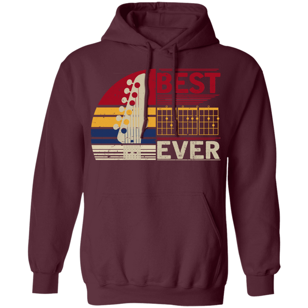 Best Guitar Dad Ever Beater Pullover Hoodie