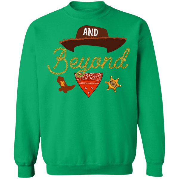 And Beyond Crewneck Pullover Sweatshirt - V1