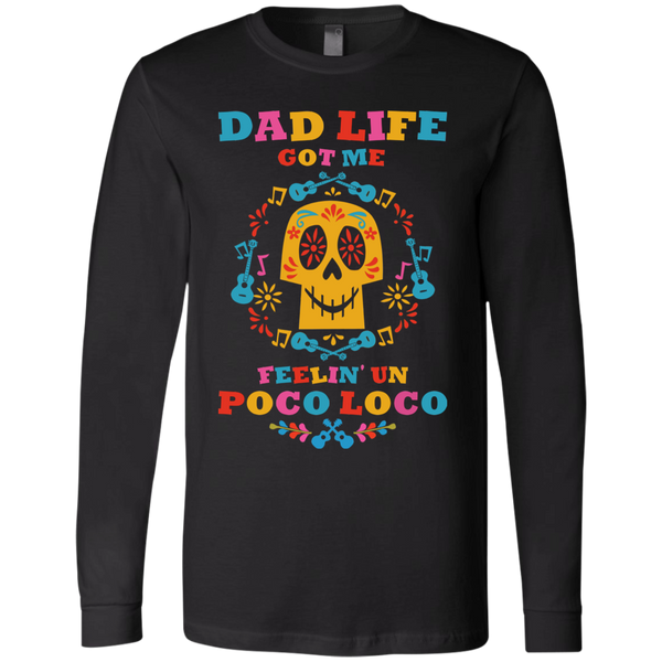 Dad Life Loco Men's Jersey LS T-Shirt