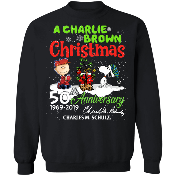 Snoopy 50 years Crewneck Pullover Sweatshirt