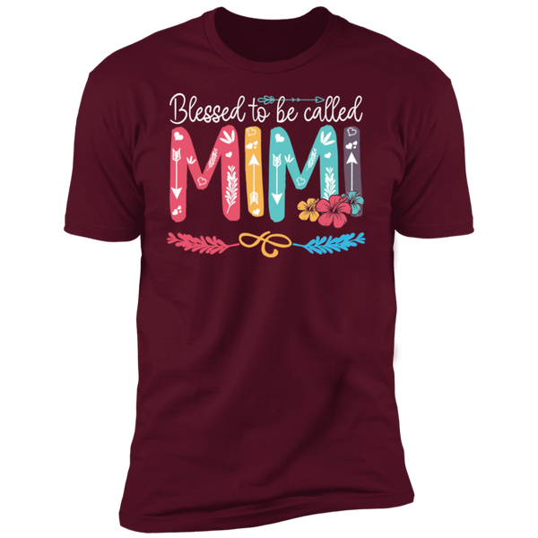 Blessed To Be Called Mimi V1 Premium Short Sleeve T-Shirt