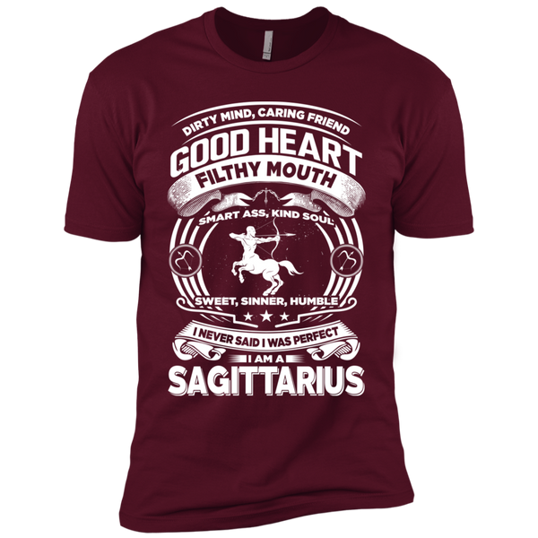 Good Heart Sagittarius Zodiac Premium Short Sleeve T-Shirt