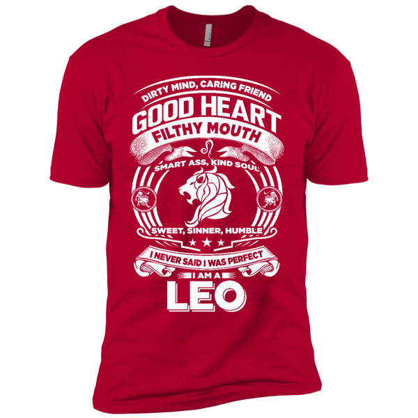 Good Heart Leo Zodiac Premium Short Sleeve T-Shirt