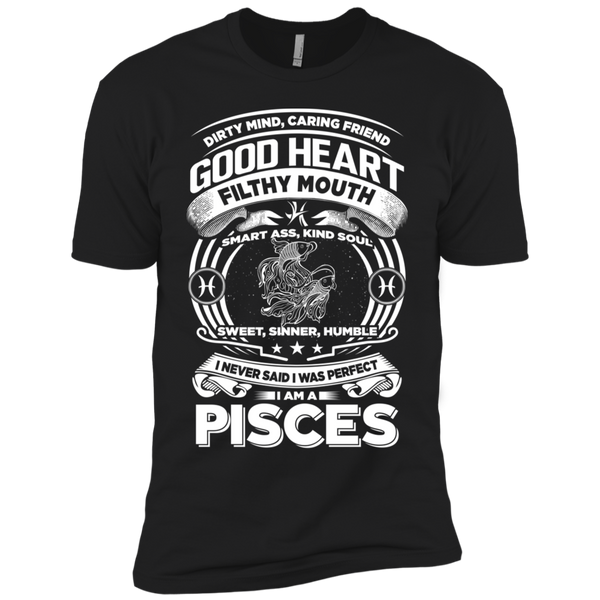 Good Heart Pisces Zodiac Premium Short Sleeve T-Shirt