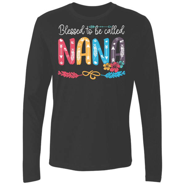 Blessed To Be Called Nana V1 Men's Premium LS